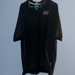 Adidas XXL NHL Columbus Blue Jackets Hockey Polo Shirt Vintage